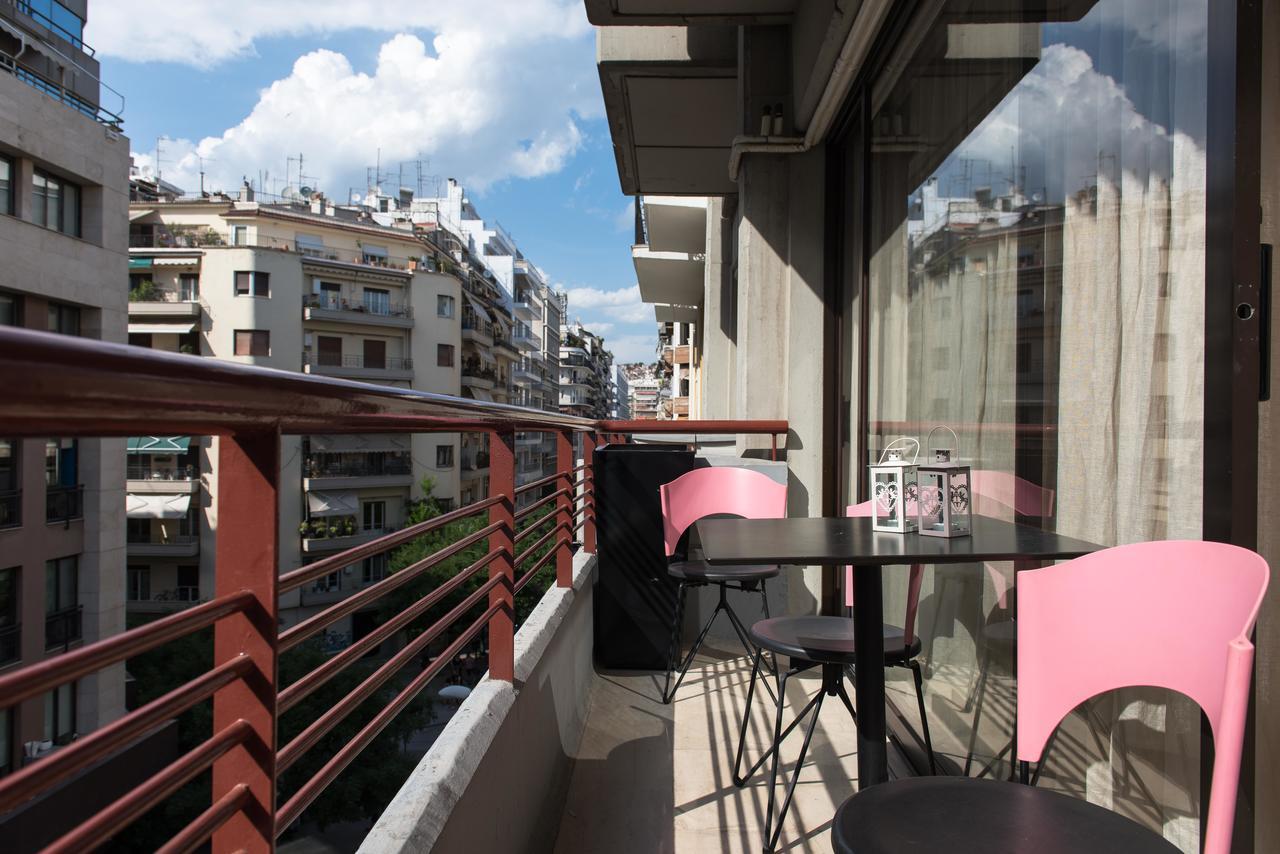 Fabulous Sea View Apartment Szaloniki Kültér fotó